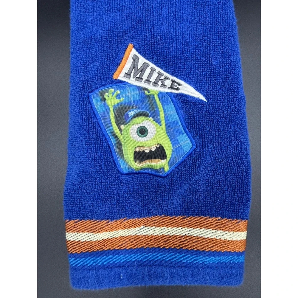 Pixar Monsters Inc Terrycloth Kitchen Towel Mike Wazowski Kids Bathroom